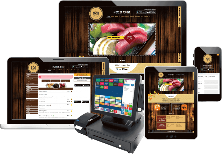 Landing page 3 Takeaway Ordering Website